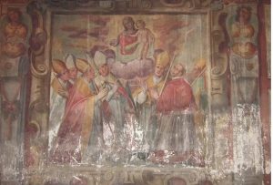 Sant'Antonino in Segnano, affresco adorazione