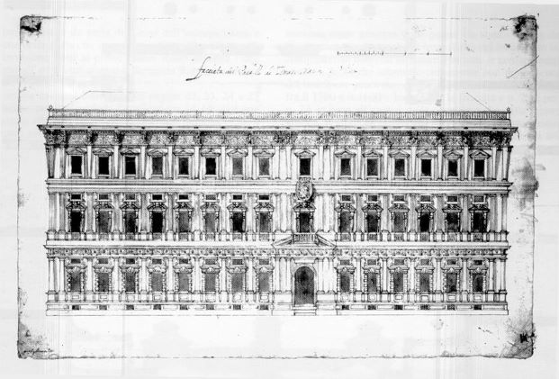 Palazzo Marino: progetto origine di Galeazzo Alessi