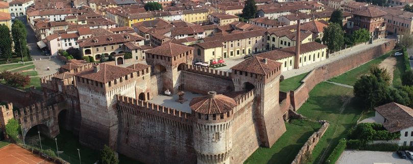 Rocca di Soncino dall'alto