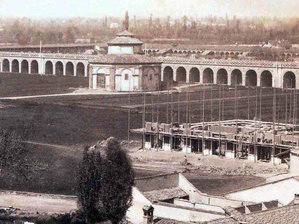 Demolizione del lazzaretto da Porta Venezia