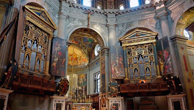 Santa Maria della passione: i doppi organi