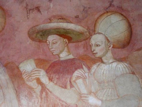 Dettaglio affresco tarocchi